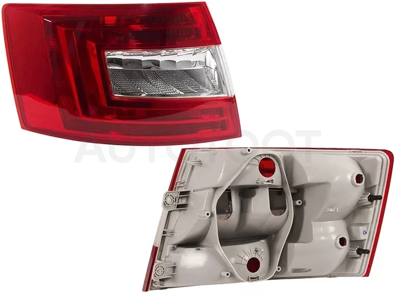 Фонарь задний Skoda Octavia 12-17 (Слева/ 4D SED)