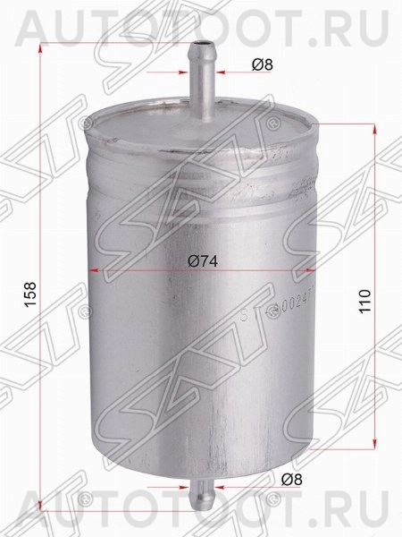 Фильтр топливный бензин M111/104/119 -2100002SX Stellox для MERCEDES C-CLASS, MERCEDES E-CLASS
