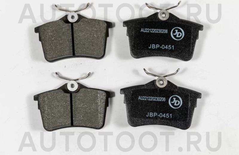 Колодки тормозные дисковые задние - Артикул JBP0451 - Производитель Just Drive - Фото, Отзывы, Цены
