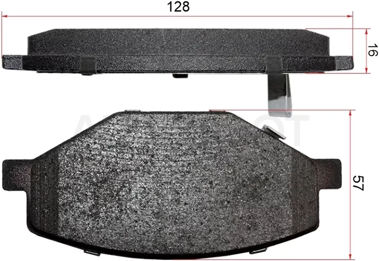 Колодки тормозные (Спереди) Geely Coolray 18- / Belgee X50 23 - Артикул ST280124 - Производитель Sat - Фото, Отзывы, Цены