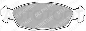 Колодки тормозные передние -PBP732 Patron для OPEL TIGRA, OPEL CORSA, OPEL ASTRA, OPEL VECTRA
