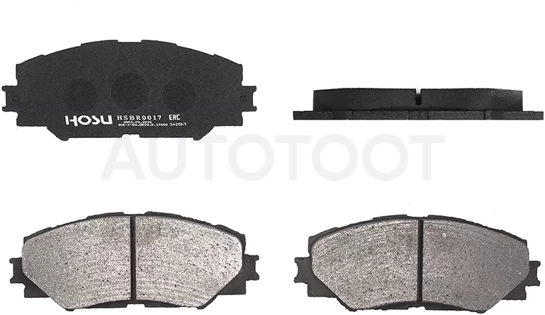 Колодки тормозные (Спереди) Toyota Allion (T260) 07-21 / Corolla (E150,E180,E120) 00-19 / Corolla Fielder (E140) 06-12 / Noah 07-22 / Scion xD 07-14 / Subaru Trezia 10-16 / Toyota Auris 06-18 / Corolla Axio (E140) 06-12 / Corolla Rumion 07-15 / Corolla US