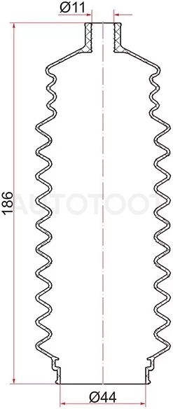 Пыльник рулевой рейки NISSAN PRIMERA 96-01/SUNNY B14 94-99/PULSAR N15 95-00/HONDA ACCORD C.. 94-98