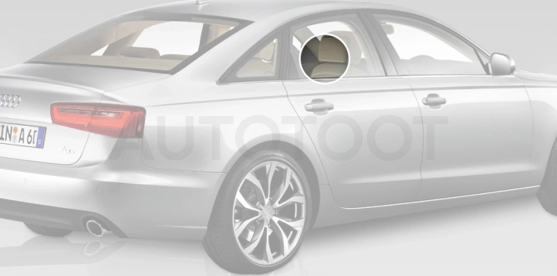Стекло заднее правое опускное -  для AUDI A6