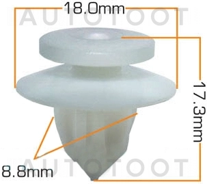 Клипса 90467-10162 -KJ361 Masuma для TOYOTA KLUGER, TOYOTA HIGHLANDER, TOYOTA HARRIER