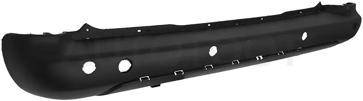 Бампер задний Citroen Berlingo 08-16 / Peugeot Partner 08-22 / Partner Tepee 08-18 (Под сонары(парктроники))