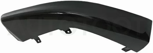 Спойлер бампера Mitsubishi Lancer 07-15 (Спереди/ Слева)