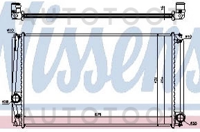 Радиатор охлаждения 2L -LRC19160 Luzar для TOYOTA RAV4