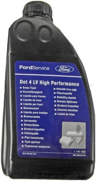 Жидкость тормозная DOT-4 FORD 1л LV High Perfomance