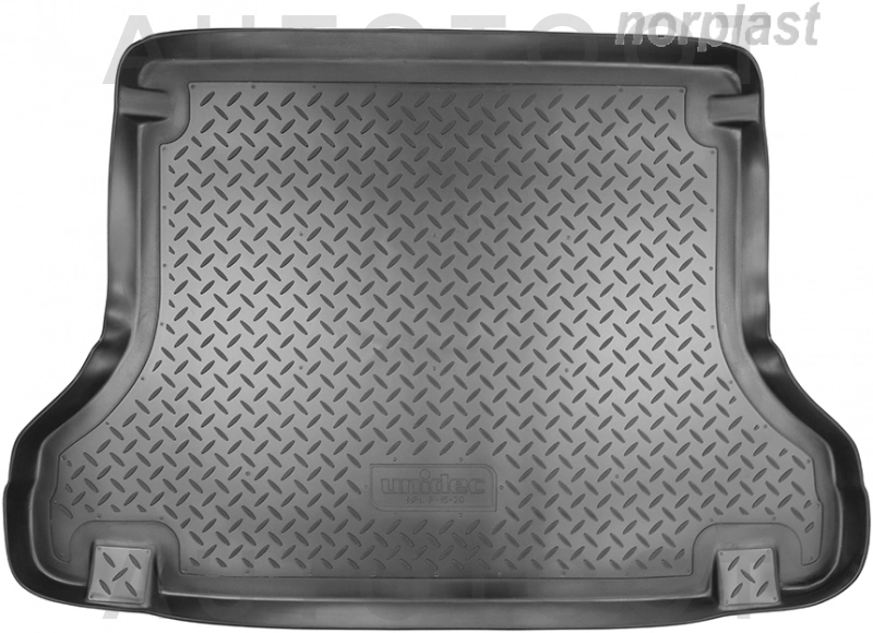Коврик в багажник NORPLAST, черный, полиуретан -  для CHEVROLET LANOS