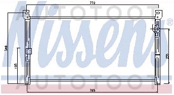 Радиатор кондиционера -STTYY13940 Sat для TOYOTA RAV4