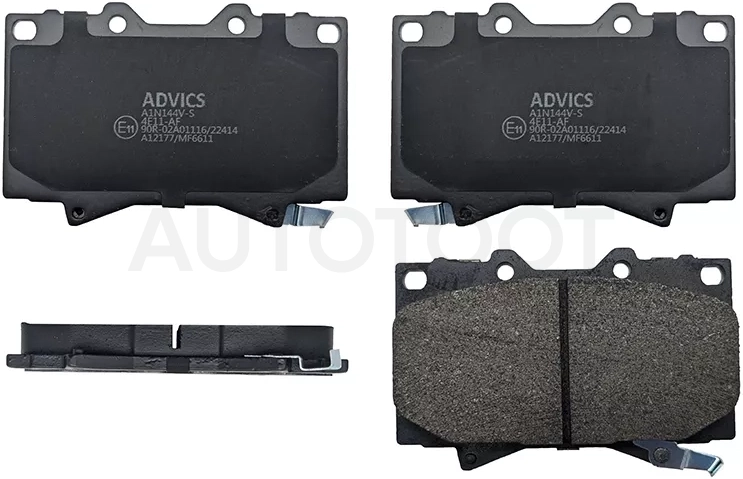 Колодки тормозные (Спереди) Toyota Land Cruiser (J100) 95-23 / Lexus LX 98-07