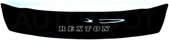 Дефлектор капота (мухобойка) -  для SSANGYONG REXTON