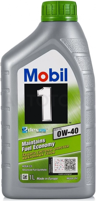 0W-40 Масло моторное синтетическое "Mobil 1 ESP X3 ", 1л - Артикул 154148 - Производитель Mobil - Фото, Отзывы, Цены