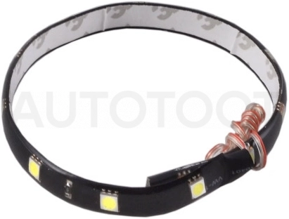 30см Лента светодиодная 12V 30см 15 SMD диодов Белая SKYWAY