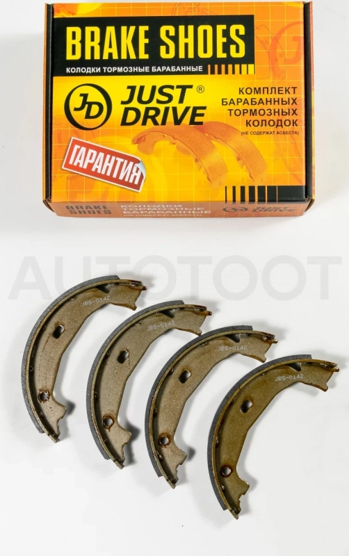 Колодки тормозные барабанные, задние - Артикул JBS0142 - Производитель Just Drive - Фото, Отзывы, Цены