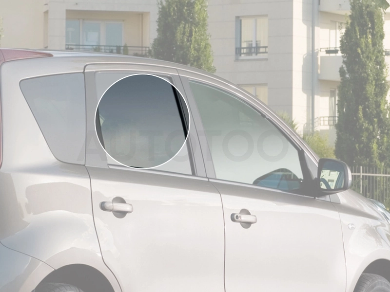 Стекло заднее правое опускное -  для NISSAN NOTE