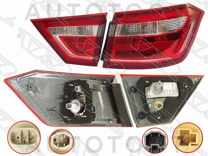 Фонарь задний правый вместе с фонарем в крышку -  для LADA (ВАЗ) VESTA