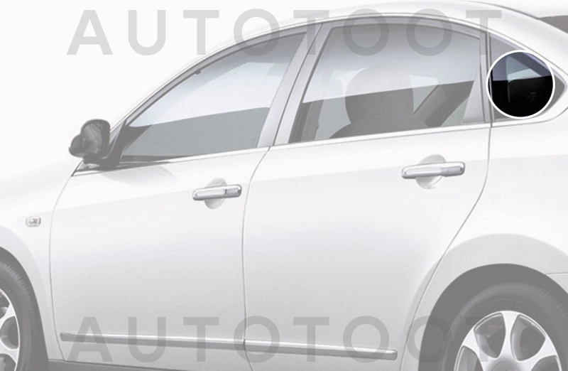 Стекло багажника боковое заднее левое -  для NISSAN BLUEBIRD SYLPHY, NISSAN ALMERA