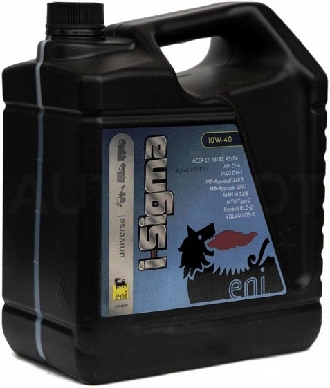 10W-40 ENI I-Sigma universal CI-4 5л.масло дизельное полусинтетика - Артикул 8423178010312 - Производитель ENI - Фото, Отзывы, Цены