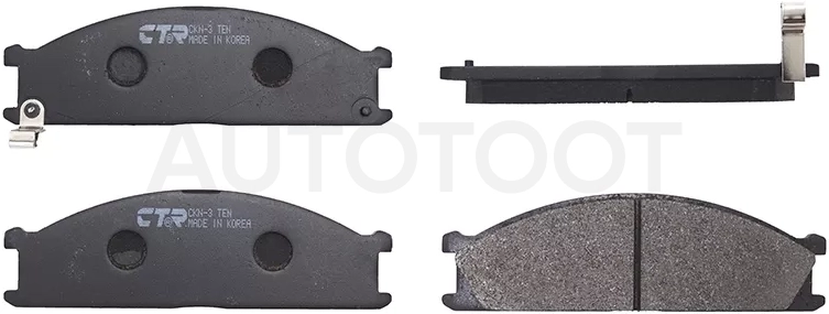 Колодки тормозные (Спереди) Isuzu ELF NPR\NQR 93-06 / Nissan Pathfinder 85-95 / Terrano 86-96 / Isuzu Fargo 95-99 / Nissan Atlas F 92-07 / Atlas H 91-07 / Cabstar 06-14 / Caravan 86-01 / Subaru Alcyone 91-97