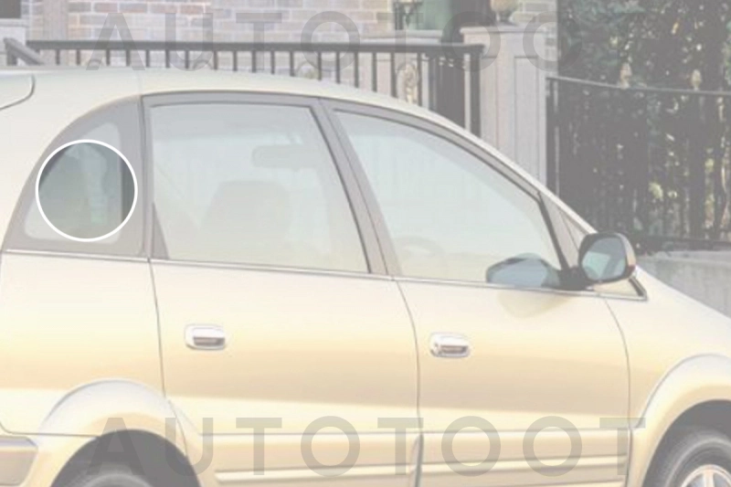 Стекло багажника боковое заднее правое с антеной -  для TOYOTA NADIA