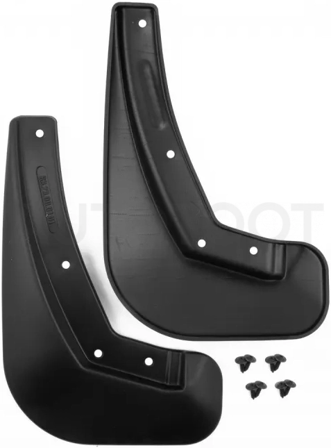 Брызговики передние для CHERY Tiggo 4 2018-2023 (I рест.)/4 PRO 2019-н.в. 2 шт. (standard) / Черри Тигго 4 / Черри Тигго 4 Про