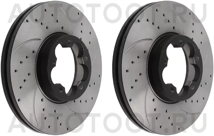 Комплект дисков тормозных перед перфорированные FORD TRANSIT 13 - Артикул ST1490002 - Производитель Sat - Фото, Отзывы, Цены