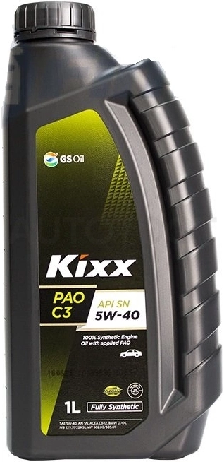 5W-40 KIXX PAO SN/CF/C3 Масло моторное синтетика 1л