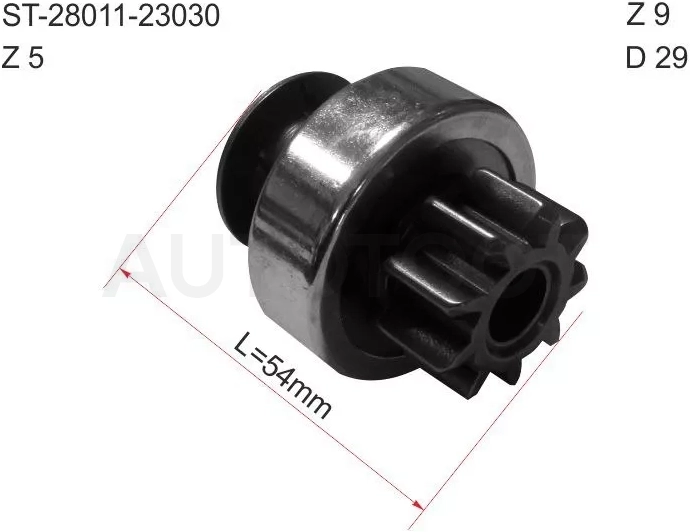 Бендикс Honda Civic 00-06 / Civic Ferio 00-05 / Toyota Allion (T240,T260) 01-21 / Avensis (T220) 00-03 / Caldina (T190,T240) 96-04 / Corolla (E150,E90,E100,E110,E120) 87-13 / Lexus GS 00-04 / Scion xB 03-06 / xD 07-14 / Toyota Allex 01-06 / Altezza 98-05