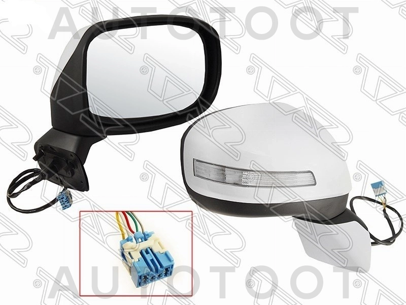 Зеркало правое (5 контакта, регул., поворот) -  для HONDA CIVIC