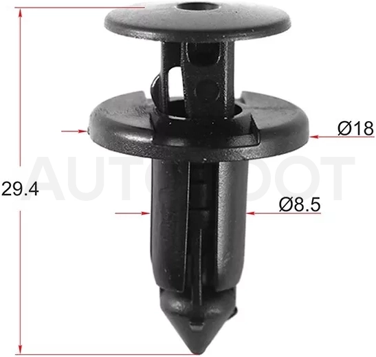 Клипса TOYOTA/LEXUS (Продажа по 10шт) - Артикул STKJ2227 - Производитель Sat - Фото, Отзывы, Цены