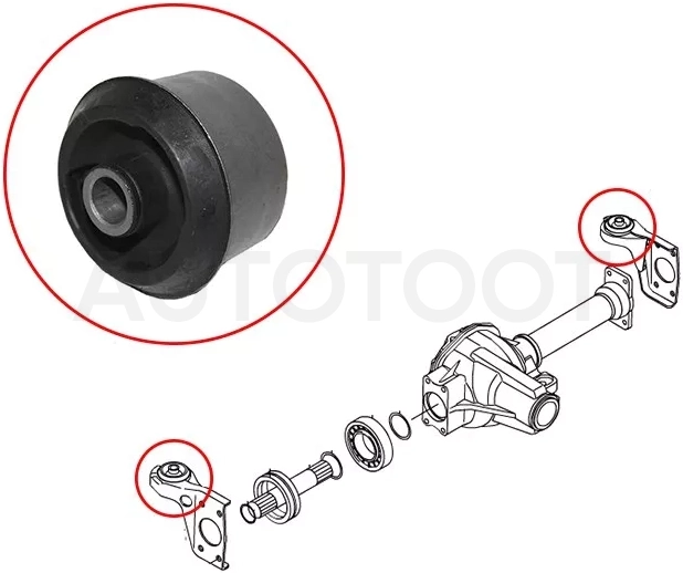 Сайлентблок SsangYong Actyon 05-10 / Actyon Sports 06-16 / Kyron 05-16 / Rexton 01-07