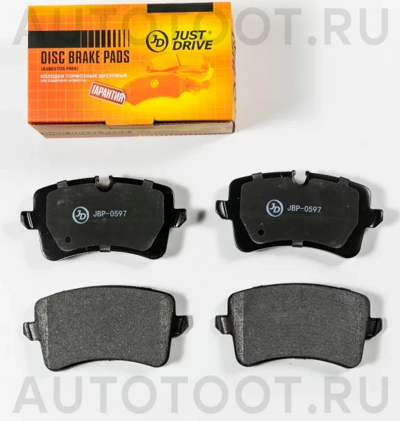 Колодки тормозные дисковые, задние - Артикул JBP0597 - Производитель Just Drive - Фото, Отзывы, Цены