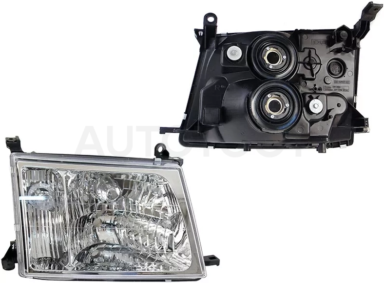 Фара Toyota Land Cruiser (J100) 98-02 (Справа/ Галоген/ Ручная регулировка) - Артикул ST21211C1R - Производитель Sat - Фото, Отзывы, Цены