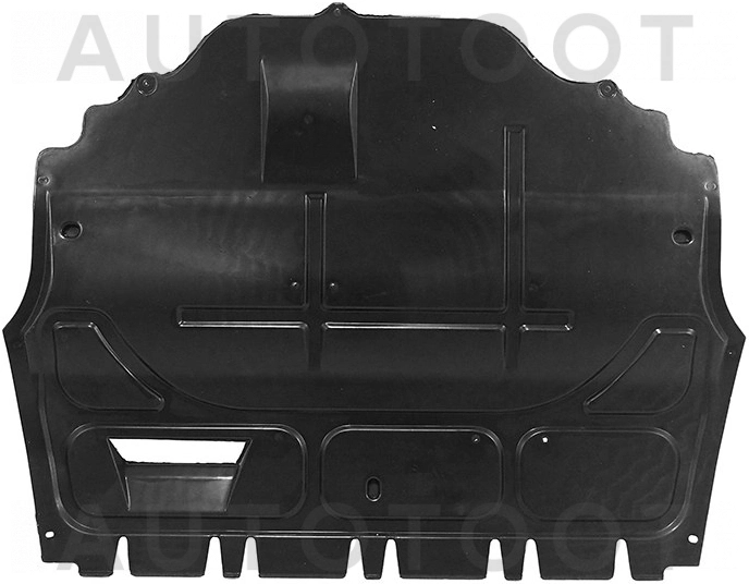 Защита двигателя пластиковая увеличенная -NSP086R0825901A Nsp для VOLKSWAGEN POLO, SKODA RAPID, AUDI A1