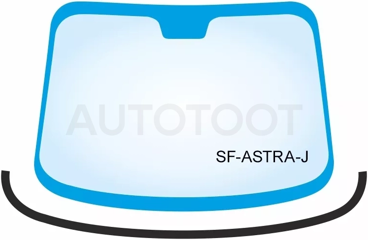 Молдинг лобового стекла (Снизу) Opel Astra 09-15 - Артикул SFASTRAJ - Производитель Sat - Фото, Отзывы, Цены