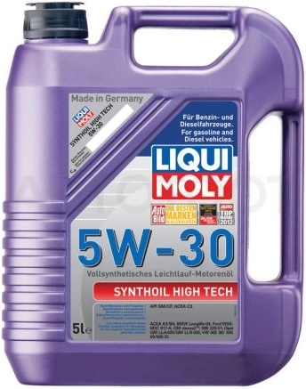 5W-30 Масло моторное синтетическое "Synthoil High Tech ", 5л - Артикул 9077 - Производитель Liqui Moly - Фото, Отзывы, Цены