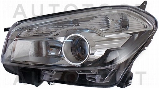 Фара левая (под корректор) -21511D7LLDEM Depo для NISSAN DUALIS, NISSAN QASHQAI