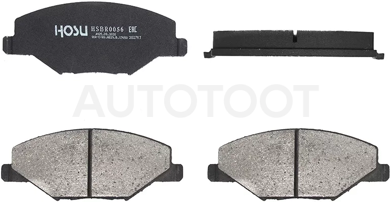 Колодки тормозные (Спереди) Skoda Octavia 16-20 / Rapid 12- / Volkswagen Polo 09-20 / Skoda Fabia 07-15