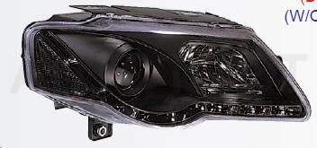Фара левая+правая (комплект, тюнинг, линзованная, внутри черная) -  для VOLKSWAGEN PASSAT