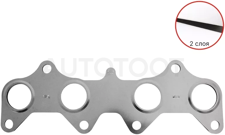 Прокладка выпускного коллектора TOYOTA COROLLA 4EFE 94-01