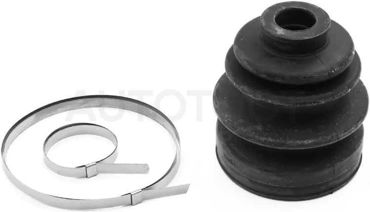 Пыльник ШРУСа наружный TOYOTA COROLLA SPACIO 97-01/HYUNDAI TUSCON 04-09/HONDA ACCORD F23A CG5 99-02 (2 хомута. резина)