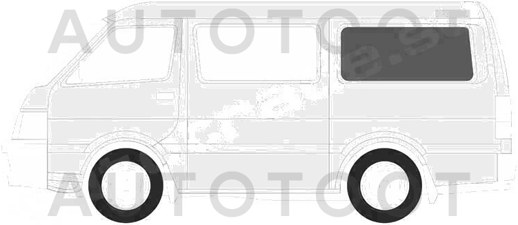 Стекло багажника боковое заднее левое с антеной -  для TOYOTA NOAH