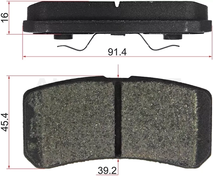 Колодки тормозные (Сзади) Mitsubishi ASX 10- / L200 07-16 / Lancer 07-17 / Outlander 05-12 / Chrysler Sebring 06-10 / Citroen C4 Aircross 12-16 / C-Crosser 07-12 / Jeep Compass 06-15 / Liberty 01-07 / Mitsubishi Delica D:5 07-19 / Endeavor 03-11 / Galant