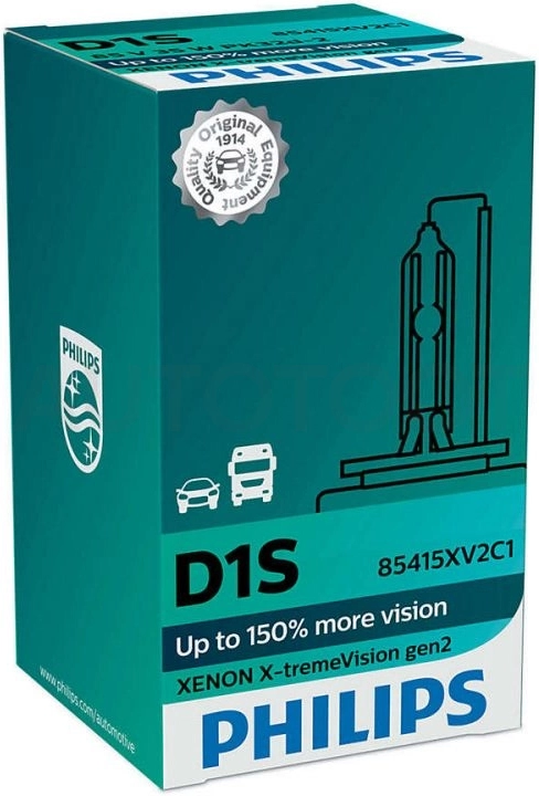 Лампа D1S PHILIPS 35w X-Treme Vision 2 +150% 4800K