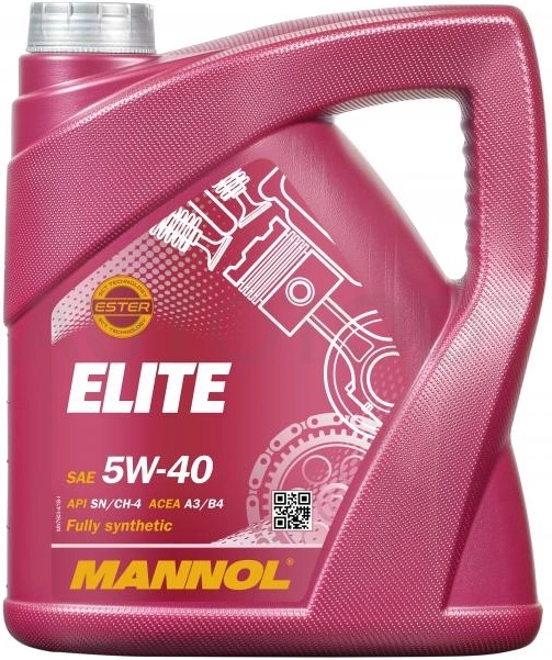 5W-40 MANNOL Elite 4л Масло моторное полностью синтетическое