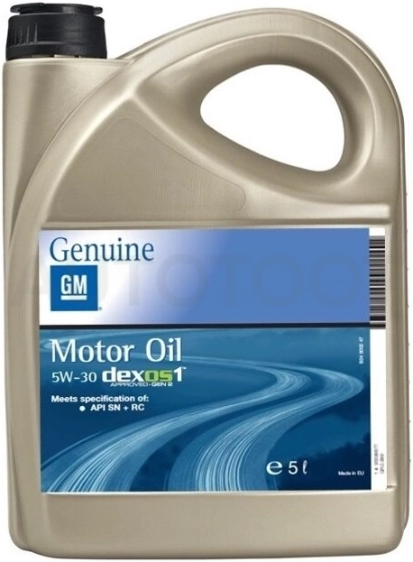 5W-30 GM Dexos1 GEN2 SN+RC 5л. масло моторное синтетика