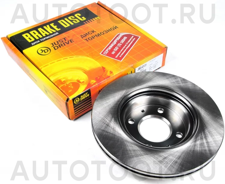 Диск тормозной передний 4 отв (256x19) - Артикул JBD0131 - Производитель Just Drive - Фото, Отзывы, Цены