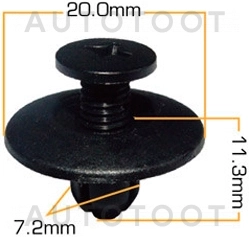 Клипса 90467-07044 -KJ491 Masuma для TOYOTA ALPHARD, TOYOTA COROLLA, TOYOTA COROLLA II, TOYOTA CORSA, TOYOTA MARK 2, TOYOTA PRIUS, TOYOTA SEQUOIA, TOYOTA STARLET, TOYOTA TERCEL, TOYOTA TUNDRA, TOYOTA